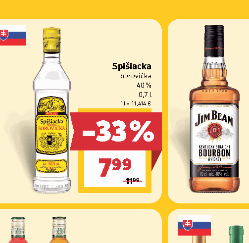 Spišiacka borovička 40 %