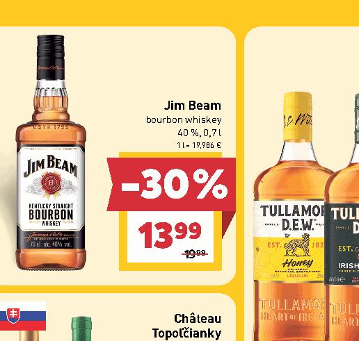 Jim Beam bourbon whiskey