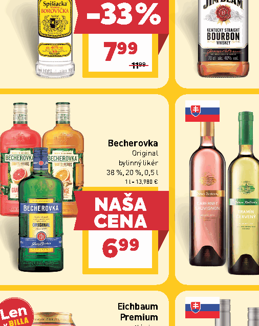 Becherovka Original bylinný likér