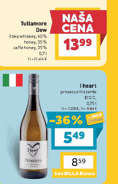 I heart prosecco frizzante D.O.C.