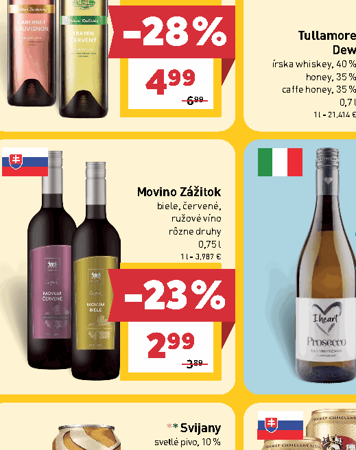 Movino Zážitok biele, červené, ružové víno rôzne druhy