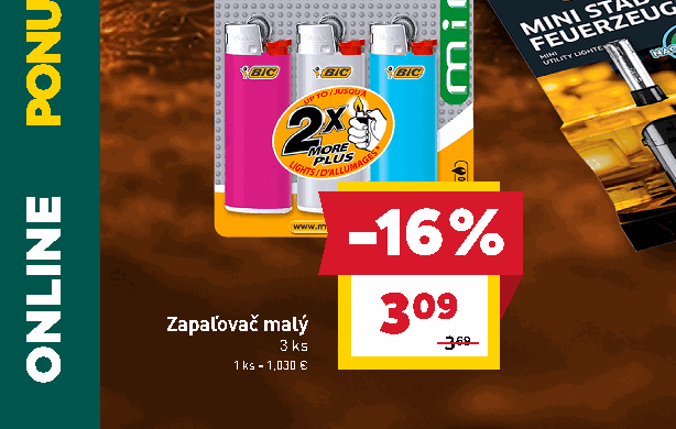 Zapaľovač malý