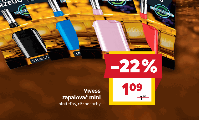 Vivess zapaľovač mini