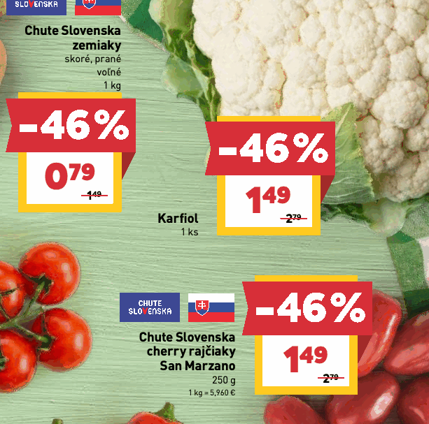 Karfiol Chute Slovenska