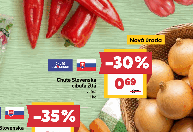 Chute Slovenska cibuľa žltá voľná