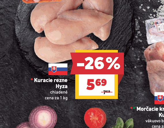 Kuracie rezne Hyza chladené