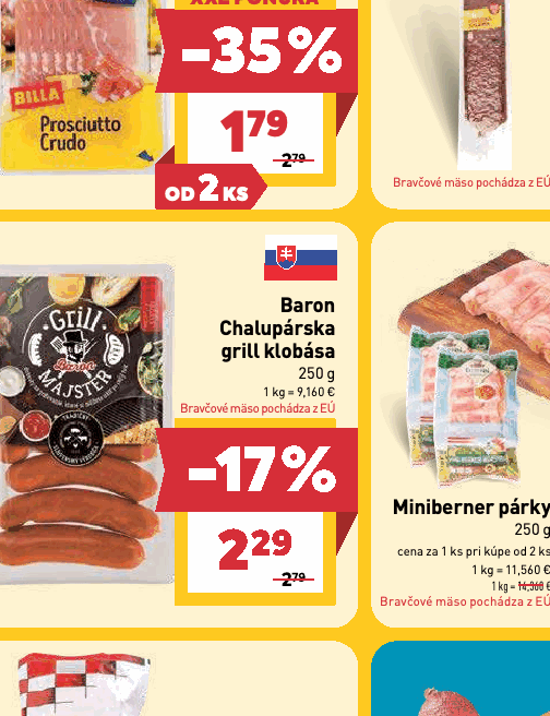 Baron Chalupárska grill klobása