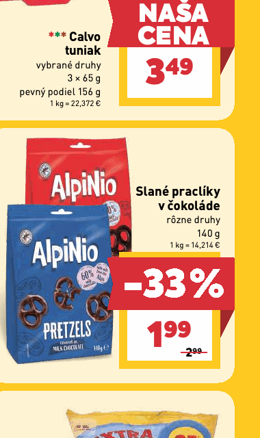 Slané praclíky v čokoláde rôzne druhy