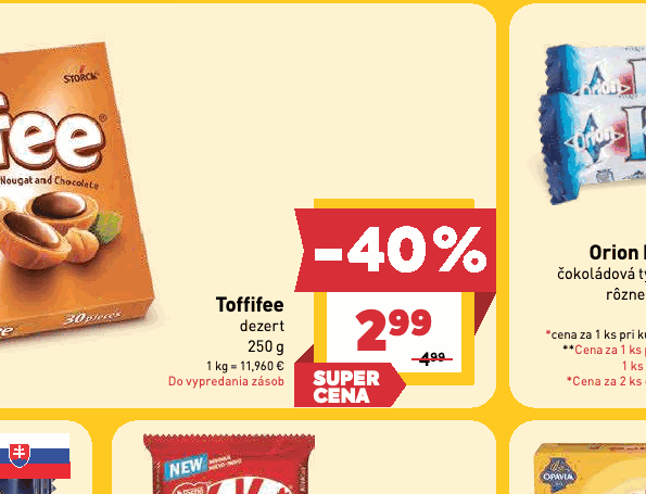 Toffifee dezert