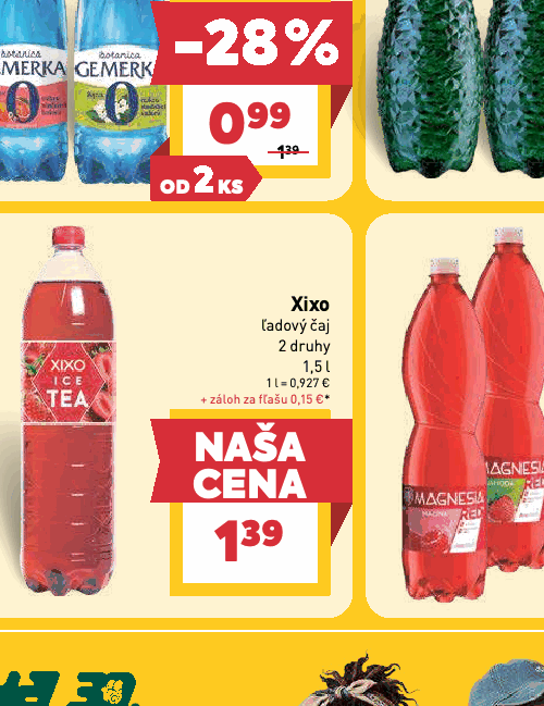 Xixo ľadový čaj 2 druhy