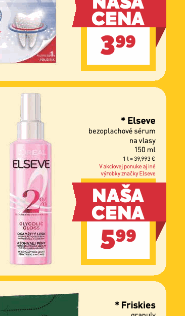 na vlasy výrobky značky Elseve