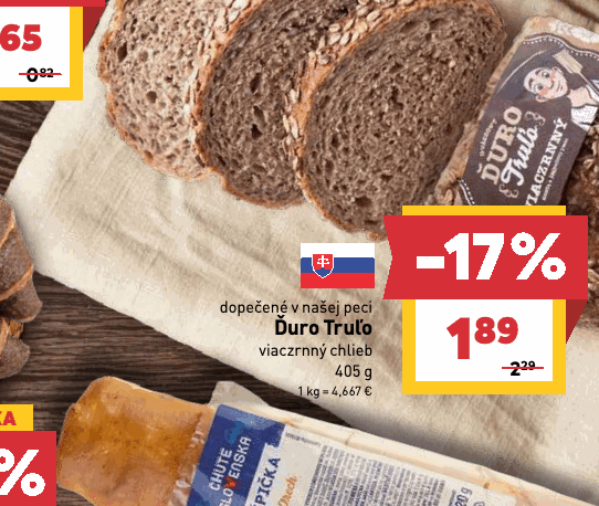 Ďuro Truľo viaczrnný chlieb