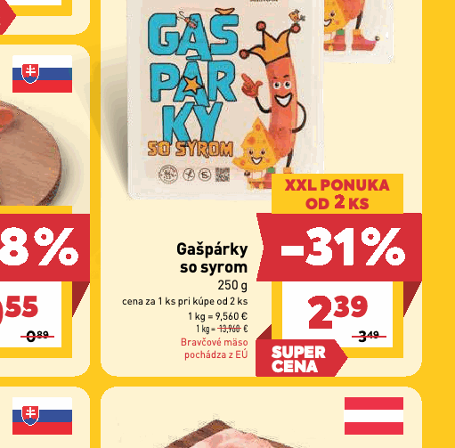 Gašpárky so syrom