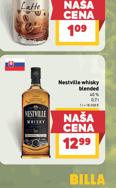 Nestville whisky blended 40 %