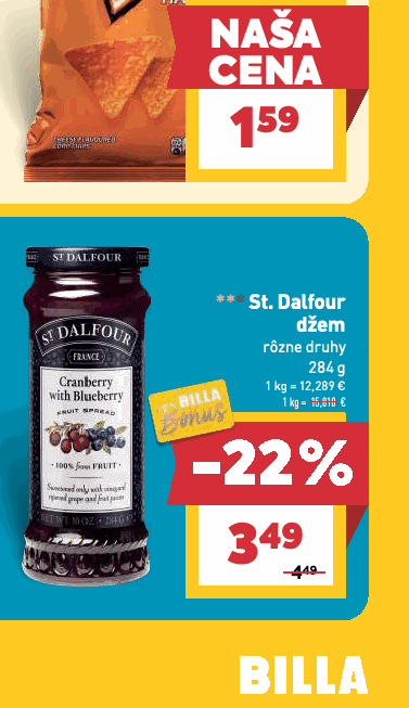 St. Dalfour džem rôzne druhy