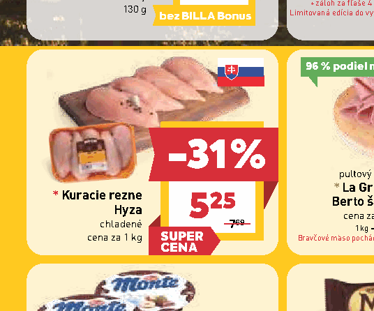 Kuracie rezne Hyza chladené