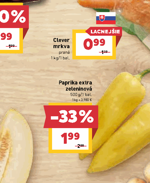 Paprika extra zeleninová