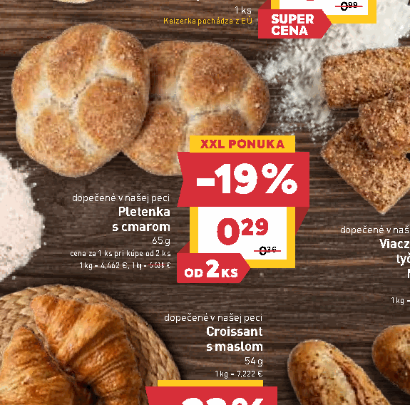 Pletenka s cmarom dopečené v našej peci