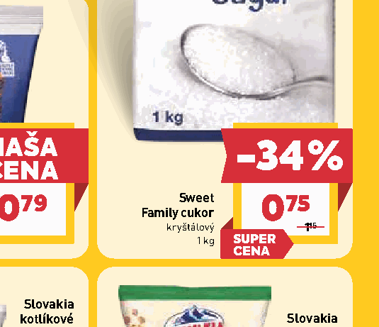 Sweet Family cukor kryštálový