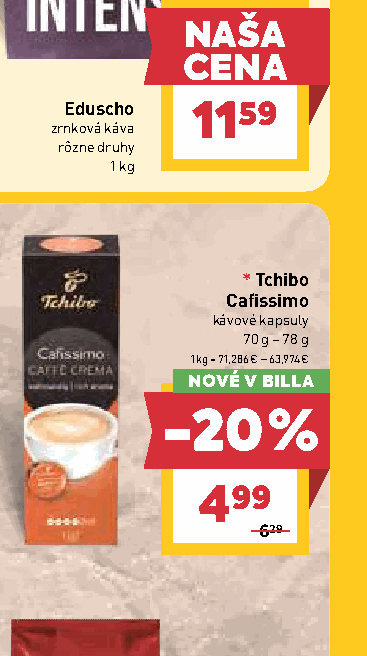 Tchibo Cafissimo kávové kapsuly