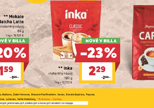 Inka instantný nápoj
