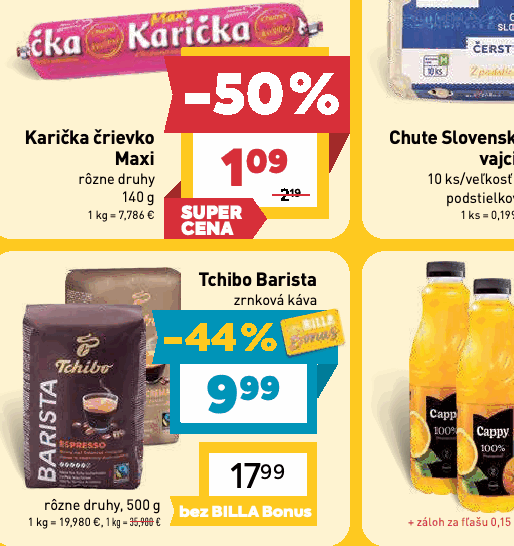 Tchibo Barista zrnková káva