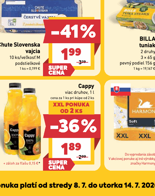 Cappy viac druhov, 1 l