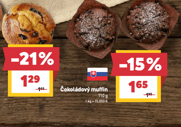 Čokoládový muffin