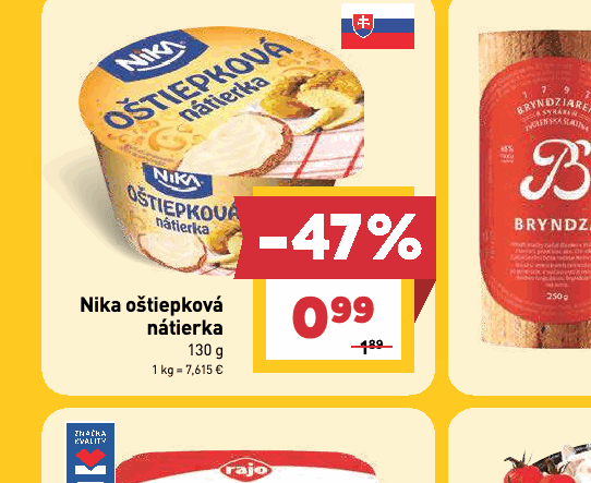 Nika oštiepková nátierka