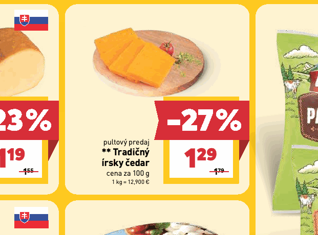 Tradičný írsky čedar