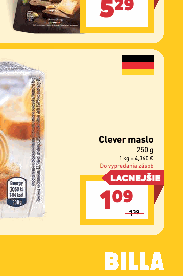 Clever maslo