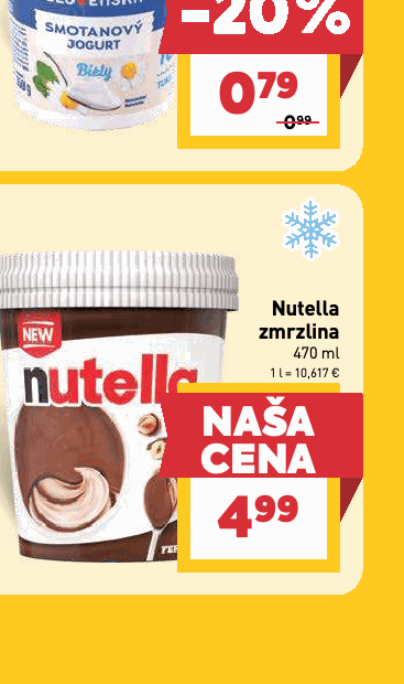 Nutella zmrzlina