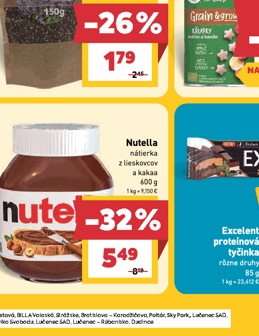 Nutella nátierka z lieskovcov a kakaa