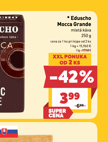 Eduscho Mocca Grande mletá káva