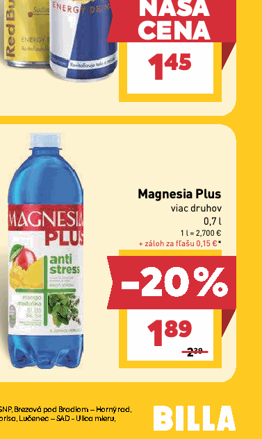 Magnesia Plus viac druhov
