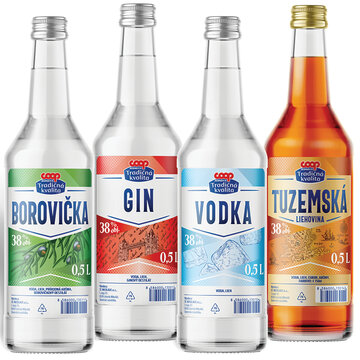 Liehoviny 38% viac druhov 0,5 l