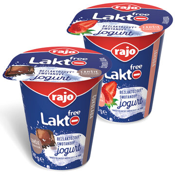 Bezlaktózový smotanový jogurt 2 druhy 145 g