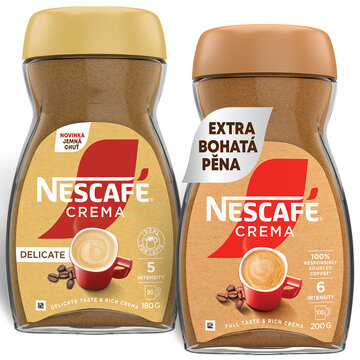 Nescafé Classic 2 druhy od 180 g