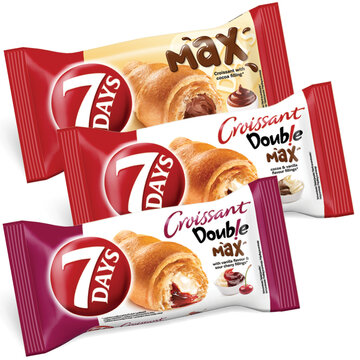 7 Days Max croissant 3 druhy 80 g