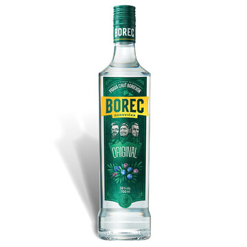 Borec Borovička 38% 0,7 l