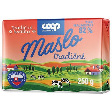 Tradičná kvalita Maslo tradičné 250 g
