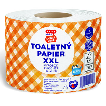 DOBRÁ CENA 2-vrstvový toaletný papier 60 m 1 ks