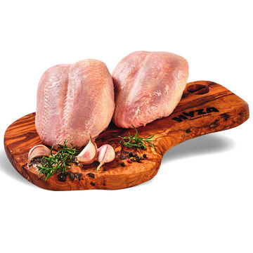 Kuracie prsia s kosťou a kožou chladené 1 kg
