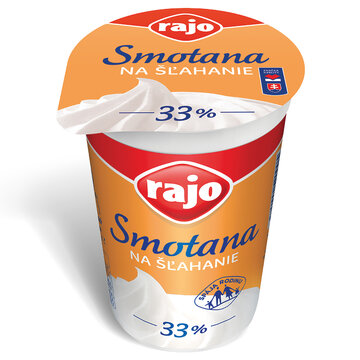 Smotana čerstvá na šľahanie 33% 250 ml
