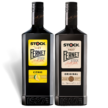 Fernet Stock Original 35% 0,5 l a Citrus 27% 0,5 l
