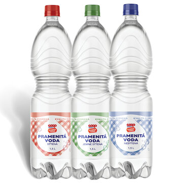 DOBRÁ CENA Pramenitá voda 3 druhy 1,5 l