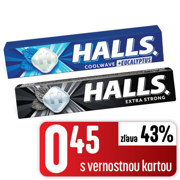Halls cukríky 2 druhy 33,5 g