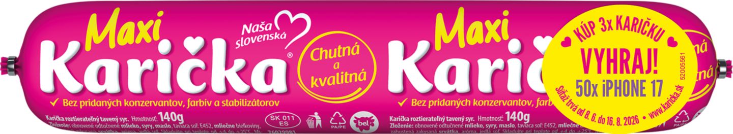 Karička Maxi Tavený syr