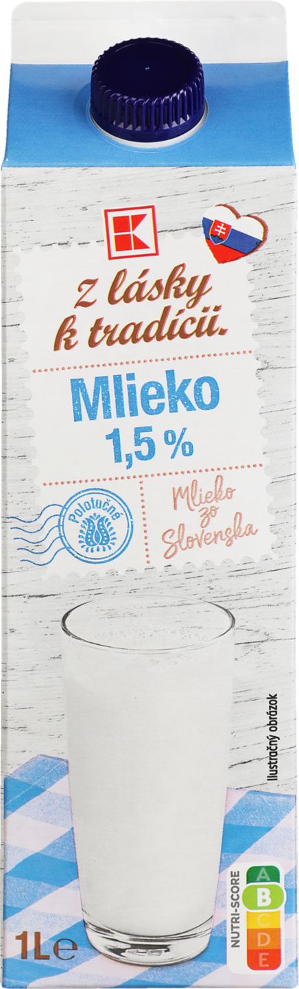 Z lásky k tradícii Čerstvé mlieko polotučné