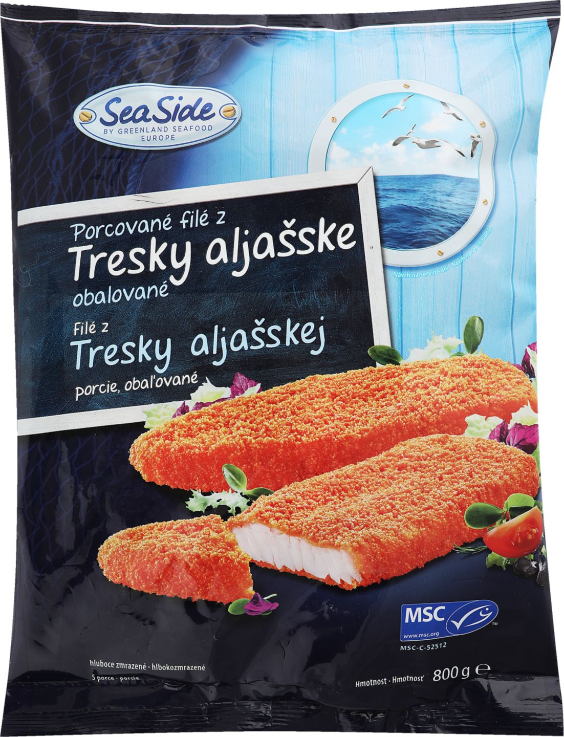 Aljašská treska obaľované filety